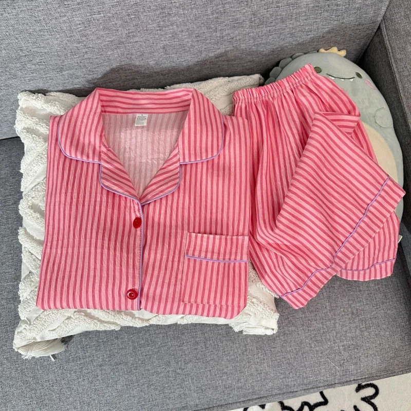 2Summer shortsleeve cloud cotton pajama set for women comfortable and trendy shorts can be worn outside home wear 260625 - view 6