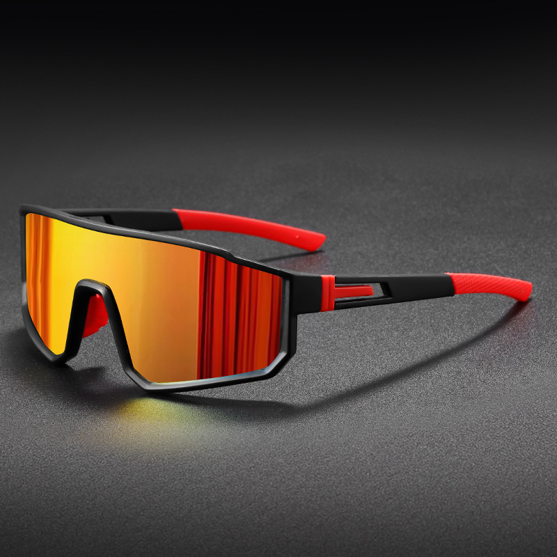 Designer's Large Frame Cycling Goggles Men's Running Sports Windproof Sunglasses Mountain Climbing One-piece Sunglasses Anti Strong Light Gl - view 5