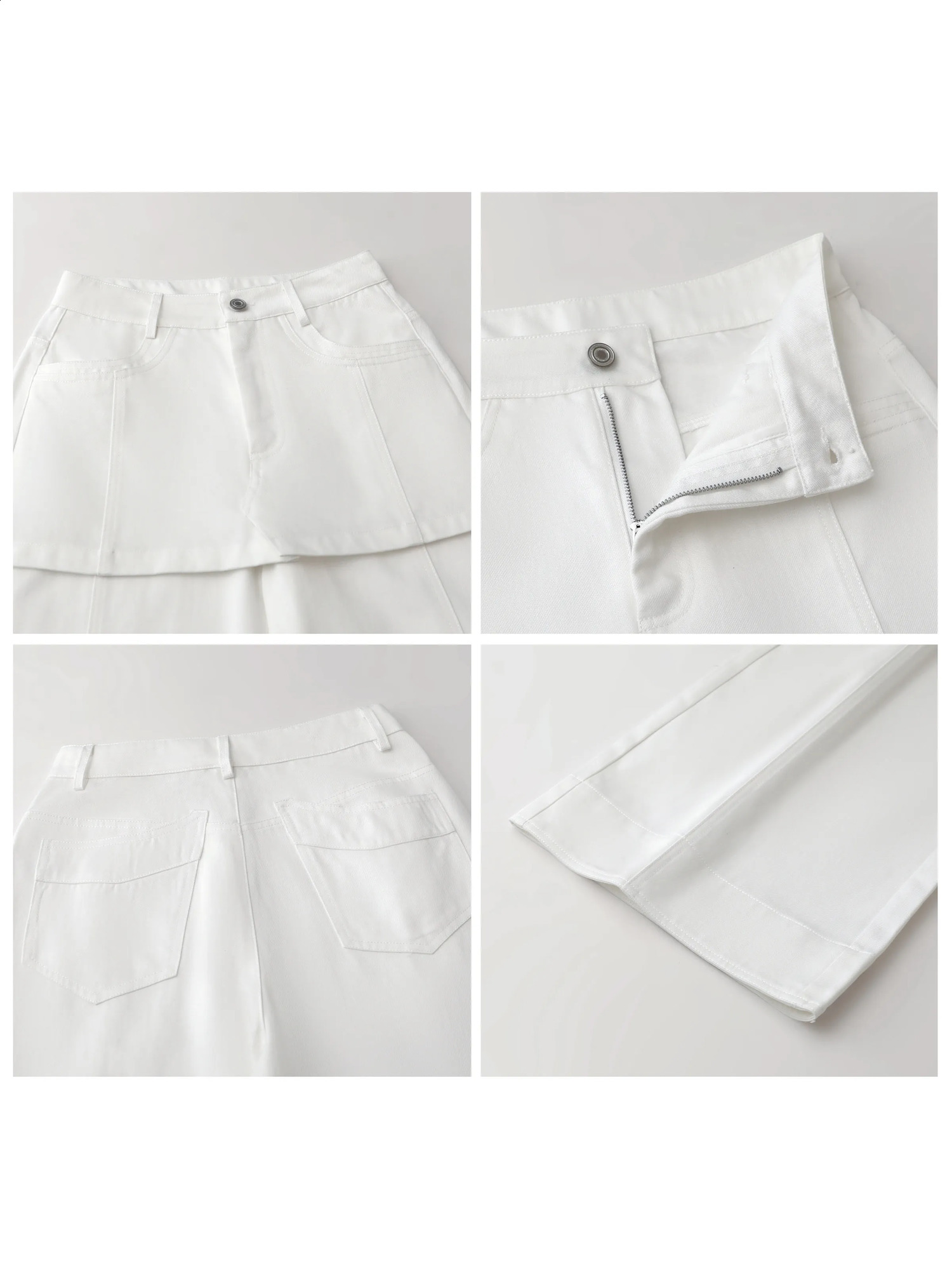 CHIC VEN Fashion Women Jeans Loose Casual High Waisted Denim Pant Covered Crotch Wide Leg Trousers Spring Summer 2026 260625 - view 5