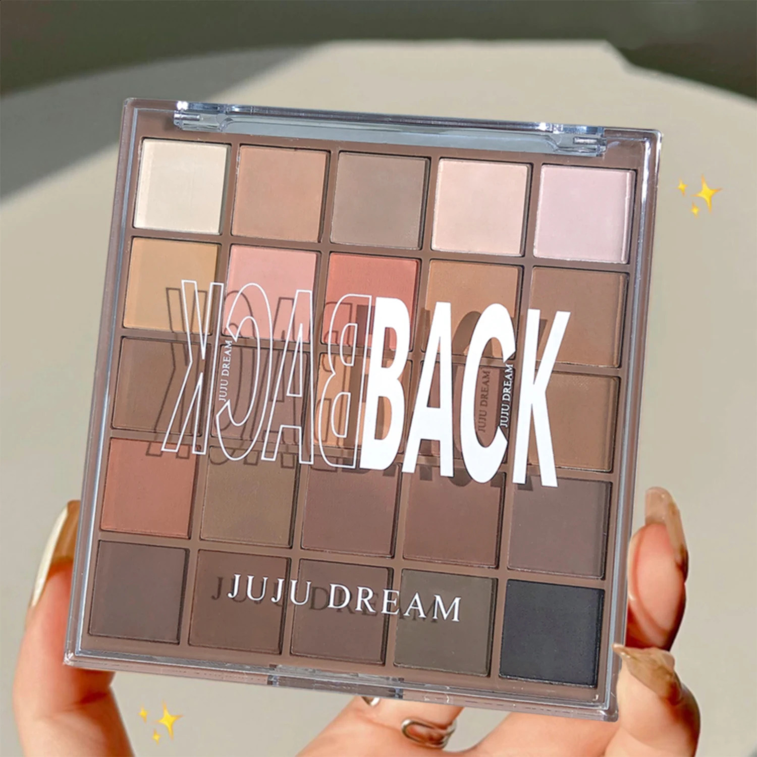 Eyeshadow palette in 25 colors matte brown nude multi-color eyeshadow high color rendering waterproof and sweatproof daily e 260626 - view 7