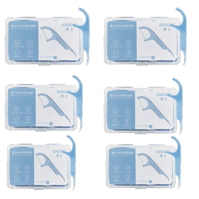 300pcs SOOCAS Professional Dental Flosser Ergonomic n Food GradeOld Versions Delivered Randomly 260626 - view 1