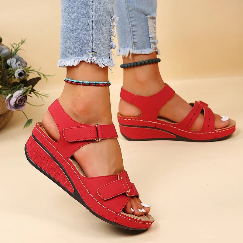 Summer Wedge Sandals for Women Fashion Non Slip Beach Shoes Woman Lightweight Casual Platform Sandalias Mujer Plus Size 260626 - view 7