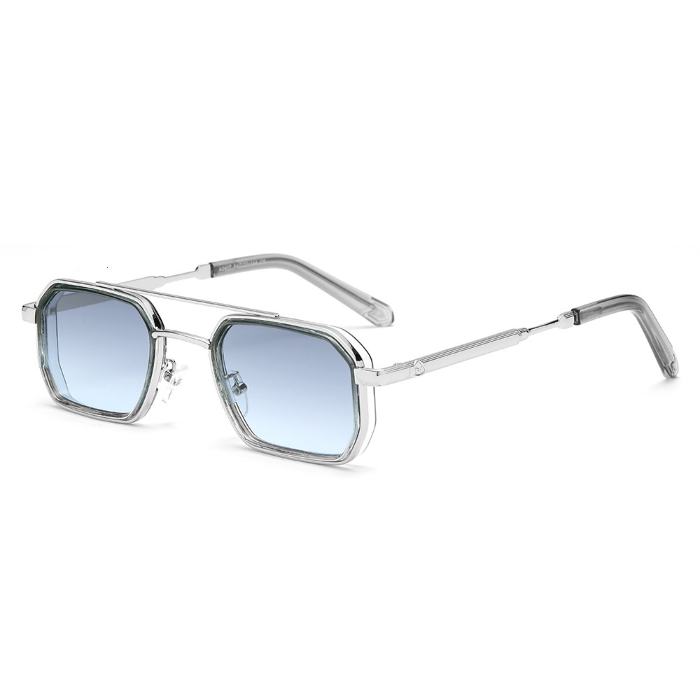 New Retro Personalized Women's Sunglasses, UV Protection, Trendy Square Frame Glasses, Fashionable And Versatile, Popular Online Sunglasses For M - view 3