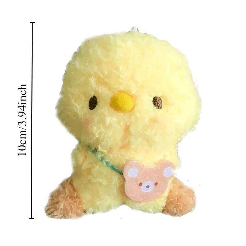 peluche Kawaii Keychain Cute Plush Doll Toys Bag Charms Pendant Decorations Soft Stuffed Key Ring for Girls Kids Gifts 26Y0626 - view 7