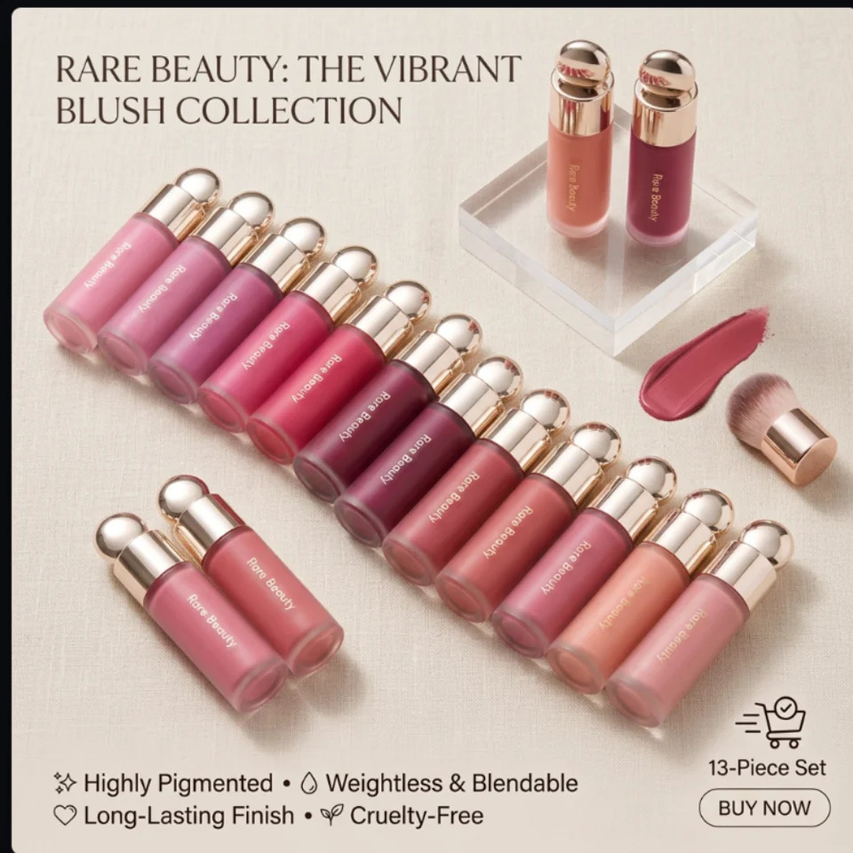 Rare Beauty 3D Face Contour Liquid Bronzer Shade Smooth Highlight Mirror Lasting Natural Nose Shadow Waterproof Brighten Makeup 260625 - view 6