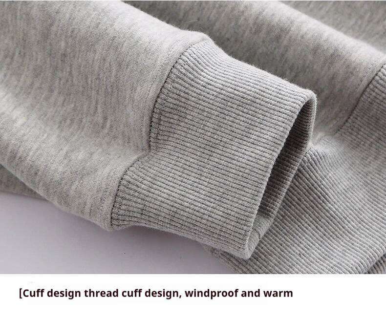 Korean Style Hot Selling Versatile Solid Color Unisex Cardigan Men's Loose Casual Fashion Trend Hoodie Jacket W260626 - view 5