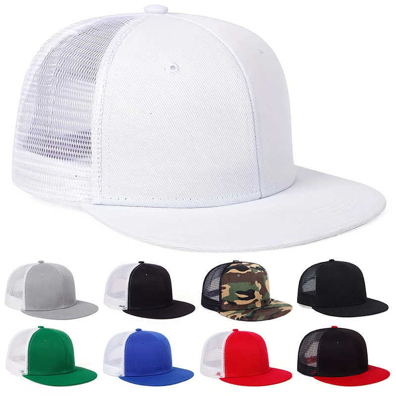 Net Unisex Simple Hats Hip-hop Spring and Summer Outdoor Adjustable Casual Baseball Caps Sunscreen Hat Sports M260626