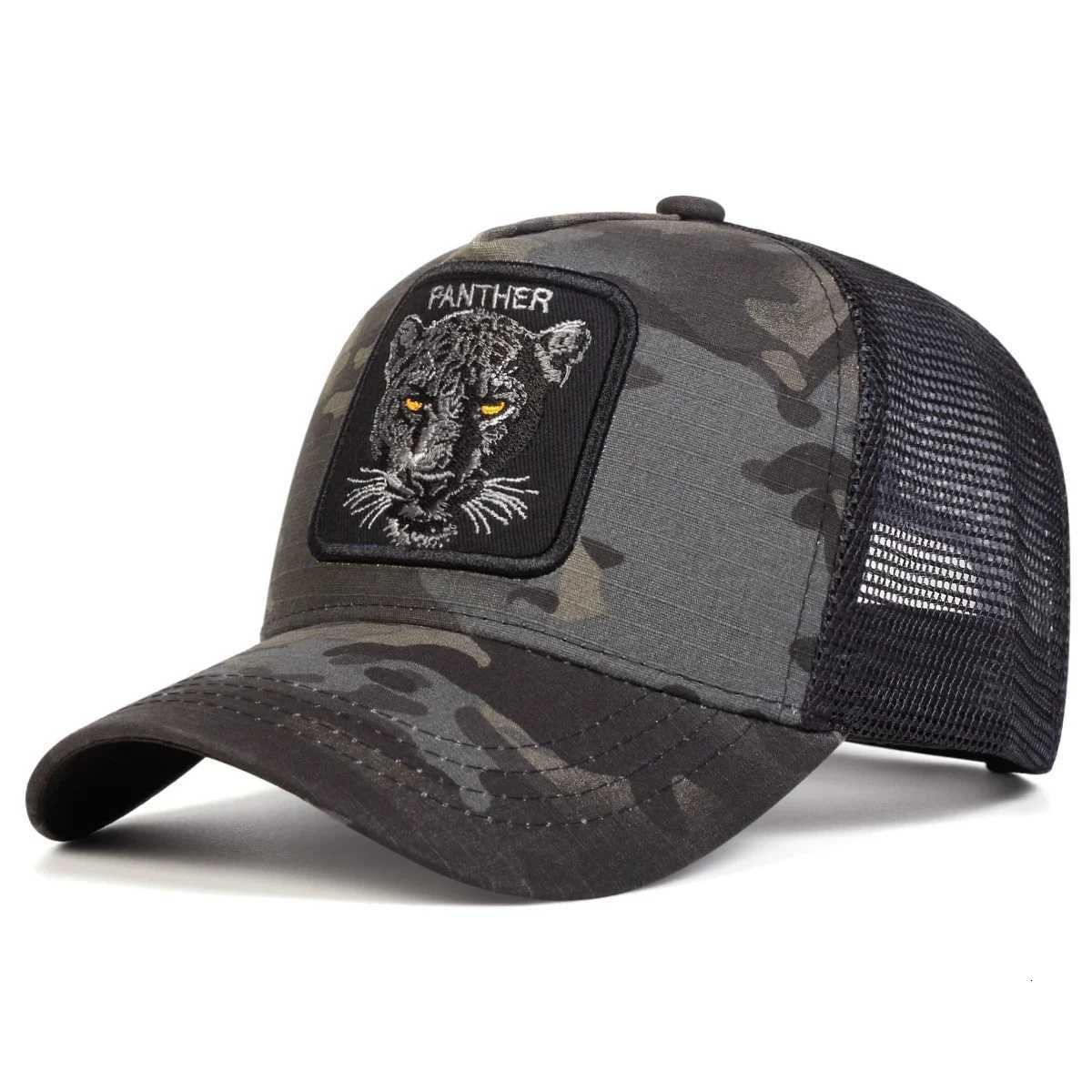 PANTHER Embroidery Baseball Net Unisex Caps Spring and Summer Outdoor Adjustable Casual Hats Sunscreen Hat Sports M260626 - view 6