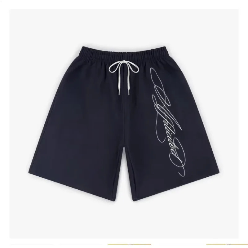 2026 Mens Shorts Streetwear American Retro Mens Hip Hop Graffiti Letter Baggy Sports Jogging Summer Casual Shorts 260623