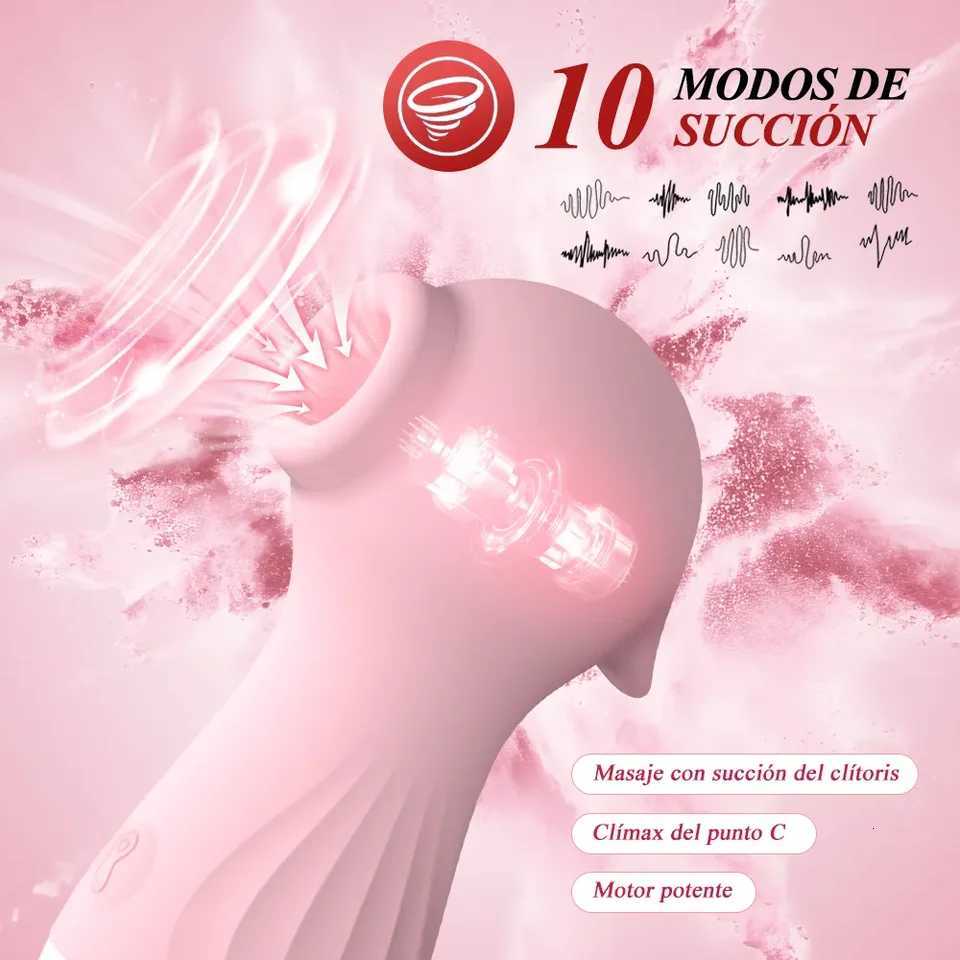 Clitoris Powerful Sucking Vibrator Female Stimulator Blowjob Sucker Nipple Massager Oral Suction Masturbator Sex Toys for Women M260626 - view 3