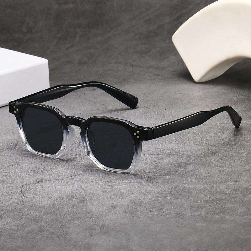 2026 Designer's New Retro Thick Oval Casual Small Frame Luxurious And High-end Women's Sunglasses With Sun Protection And UV Protection For - view 3