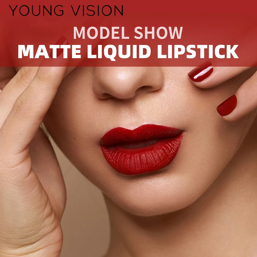 6pcs/pack lip gloss set long-lasting non stick cup liquid lipstick velvet matte lip gloss 260618 - view 6