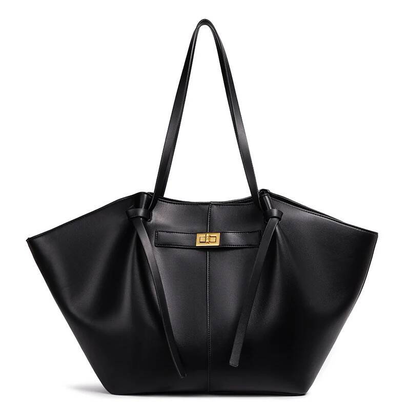 Lightweight, Large-Capacity 2025 New Bat-Shaped High Street Handbag, European American Style Fashion Shoulder And Crossbody Bag