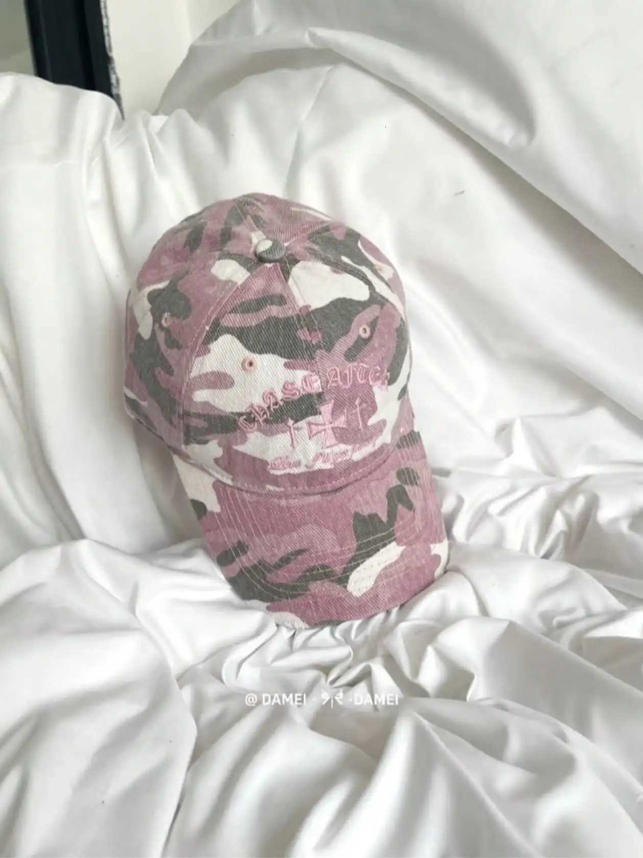 Camouflage Cross-stitch Baseball Cool A Versatile Summer Street Style Hat for Women and Couples M260626 - view 5