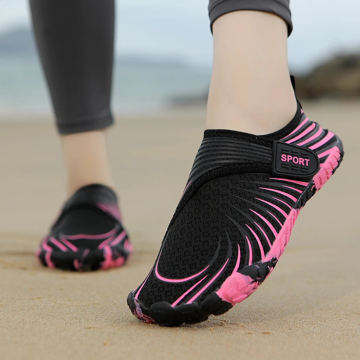 QuickDrying Water Shoes Men Women Outdoor Barefoot Beach Comfortable NonSlip Upstream Unisex Sports Yoga 260626 - view 3