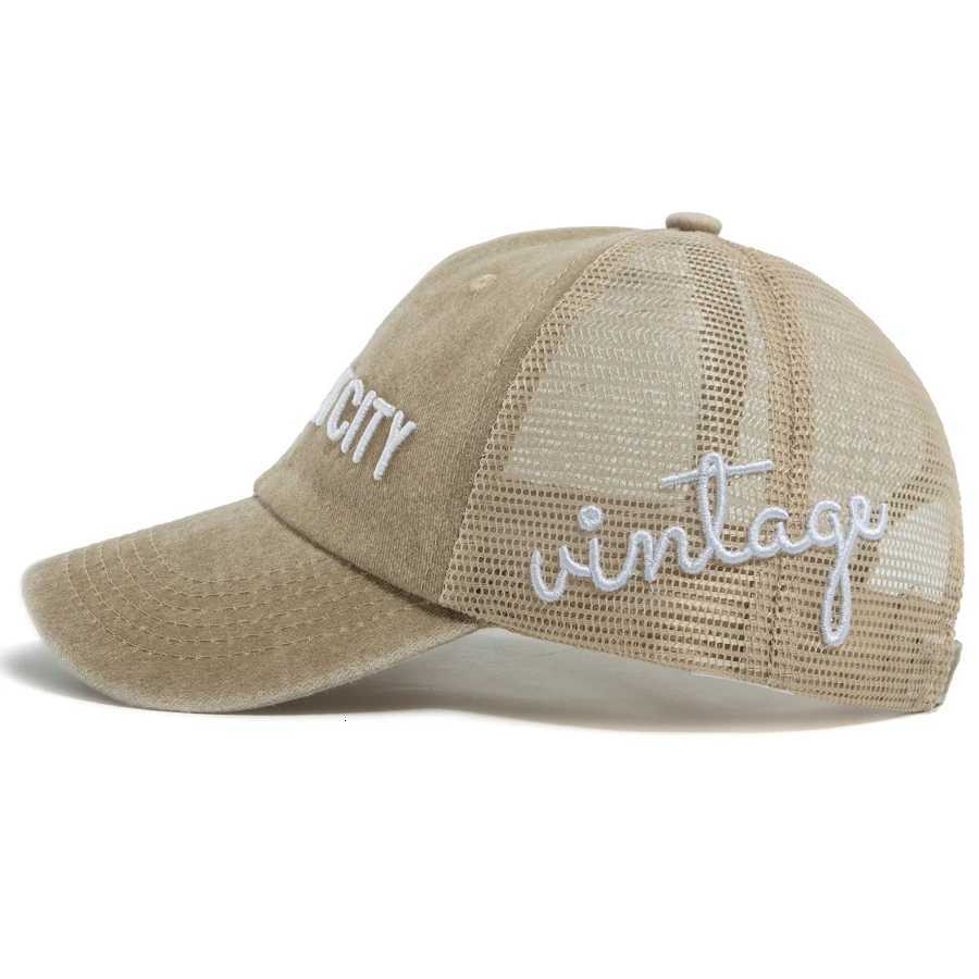 Mesh Caps New YORK Summer CITY Embroidery Baseball Men Trucker Hat Womens SnapSide Vintage Side Letter Hip Hop Unisex M260626 - view 4