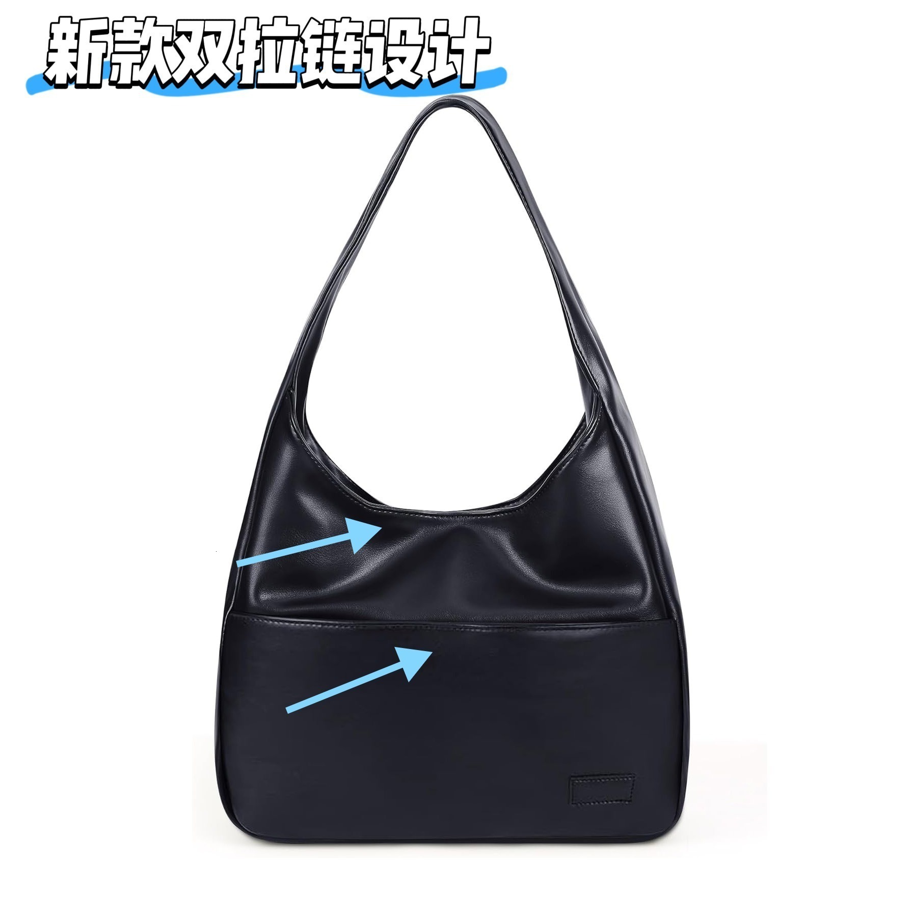 2026 New South Wind Style Retro Women's Bag, High-End Large-Capacity Commuting Underarm Shoulder Bag For Cross-Border Sales Underarm Bag Vintage - view 4