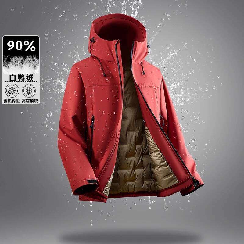 90% White Duck Men's Waterproof Windproof Warm Down 2026 Winter Jacket Casual Thick High-quality Clothing J260626 - view 5
