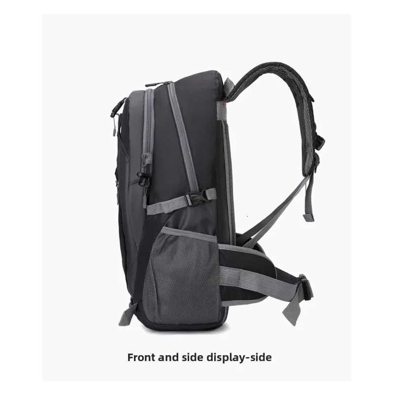 bag backpack mountaineering waist-protecting outdoor with trekking pole holder hiking multifunctional camping bag M260626 - view 6