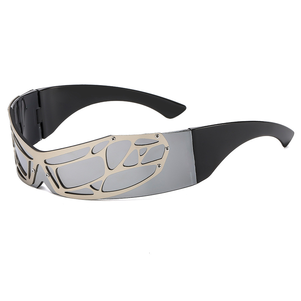 2026 Women's Designer Spicy Girl Hip Hop Punk Future Fashion Sunglasses European And American Festival Party Versatile Sunscreen Cross Border Sun - view 3