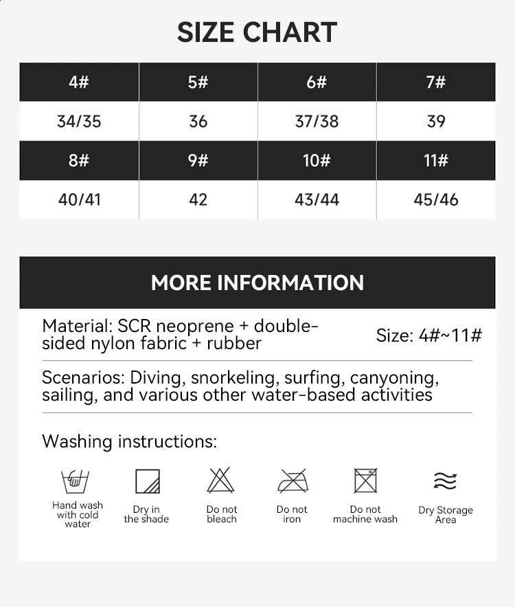 Mens Womens Diving Shoes 3MM Neoprene Snorkeling Surfing Boating Boots Adult Nonslip Wading Creek Beach Water Sports 260626 - view 7
