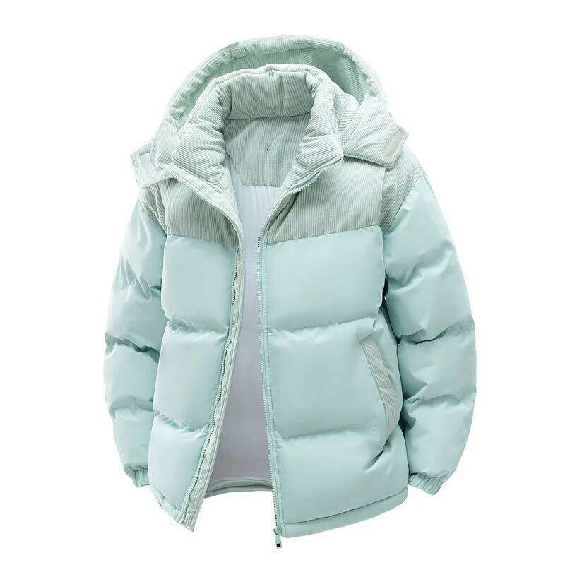 Men's Winter Thickened Jacket with Fleece Warm Cold-Proof 2025 Trendy Cotton-Padded Coat for Men J260626 - view 7