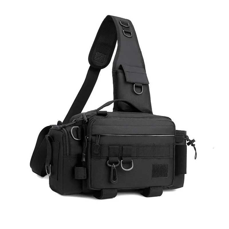 rod multifunction waist bag fishing bag tactical backpack crossbody bag fishing rod holder fishing tackle bag rod bag M260626 - view 4