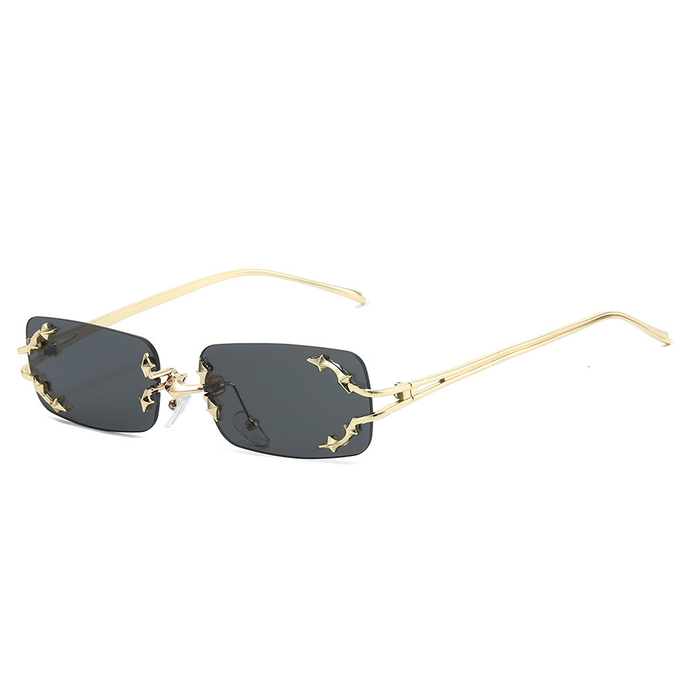 26 New Frameless Eyeglass Frames Women, Ins Fashion, Y2k Hot Girl Style, Plain Glasses, Unique Sunglasses For Women - view 6