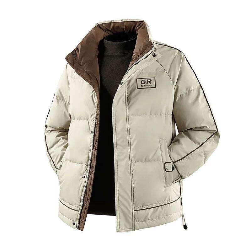 Winter Men White Duck Down Jackets Windproof Casual Outdoor Puffer Jacket Man Streetwear Padded Coat Male Down-Filled Clothes W260626 - view 4