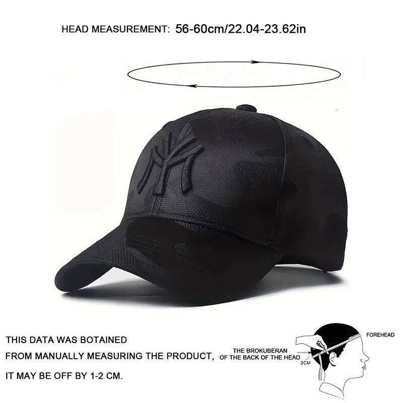 Unisex Letter Embroidery Camouflage Baseball Caps Spring and Autumn Outdoor Adjustable Casual Hats Sunscreen Hat Sports Golf Cap W260626 - view 3