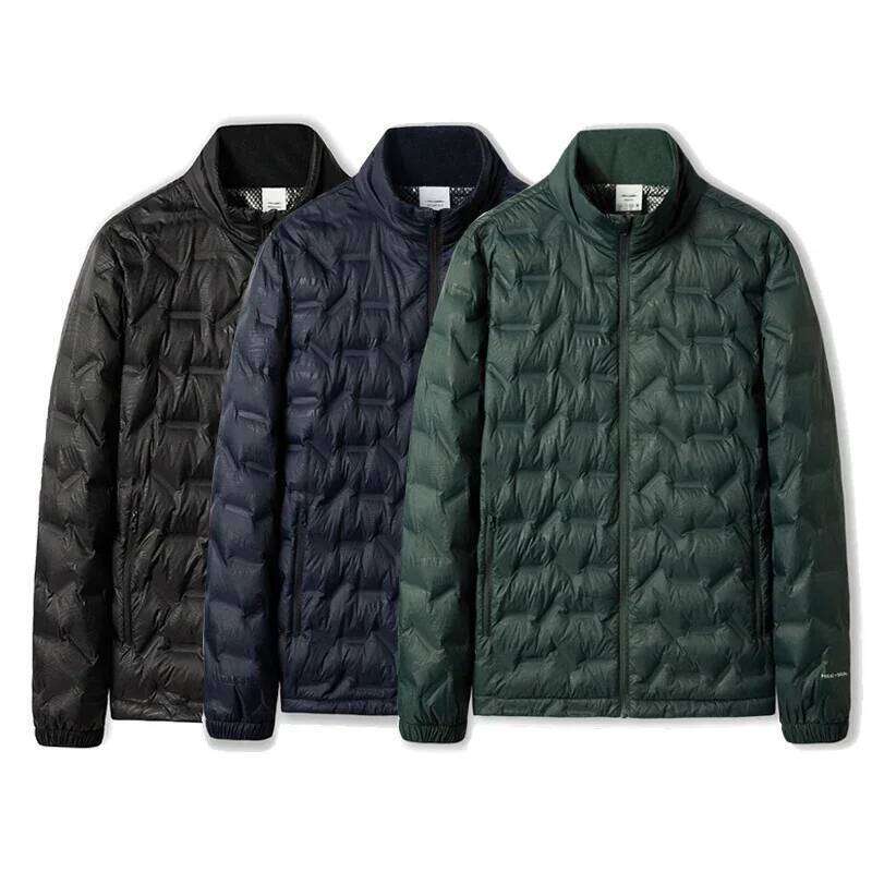 Men's Winter Down Jacket 80% White Duck Down, Waterproof Warm Hiking Climbing Coat for Outdoor Camping, Trekking & Sports J260626 - view 4