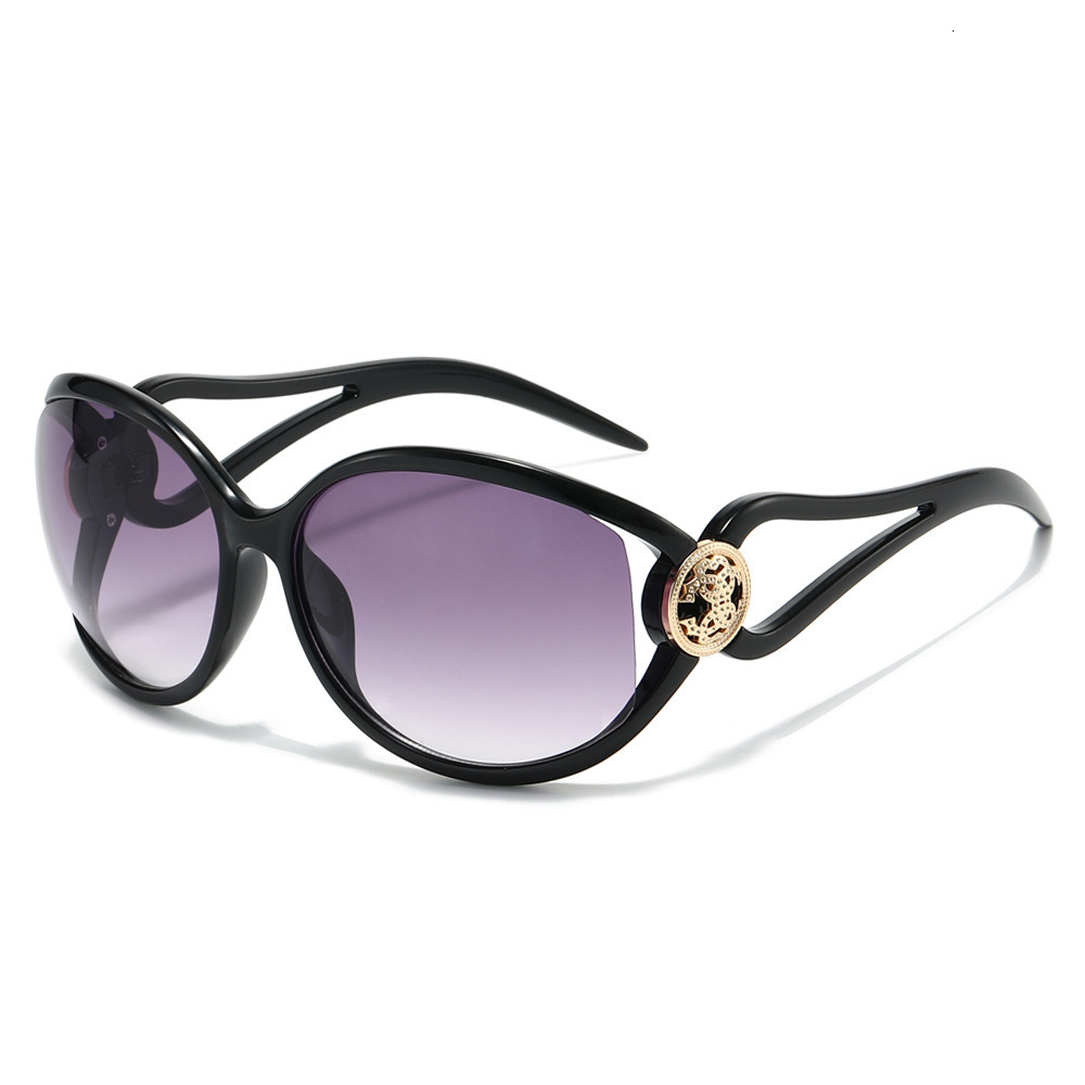2026 Trendy New Large-Frame Fashion With Unique Hollow-Out Design, Ins Hip-Hop Sunglasses - view 4