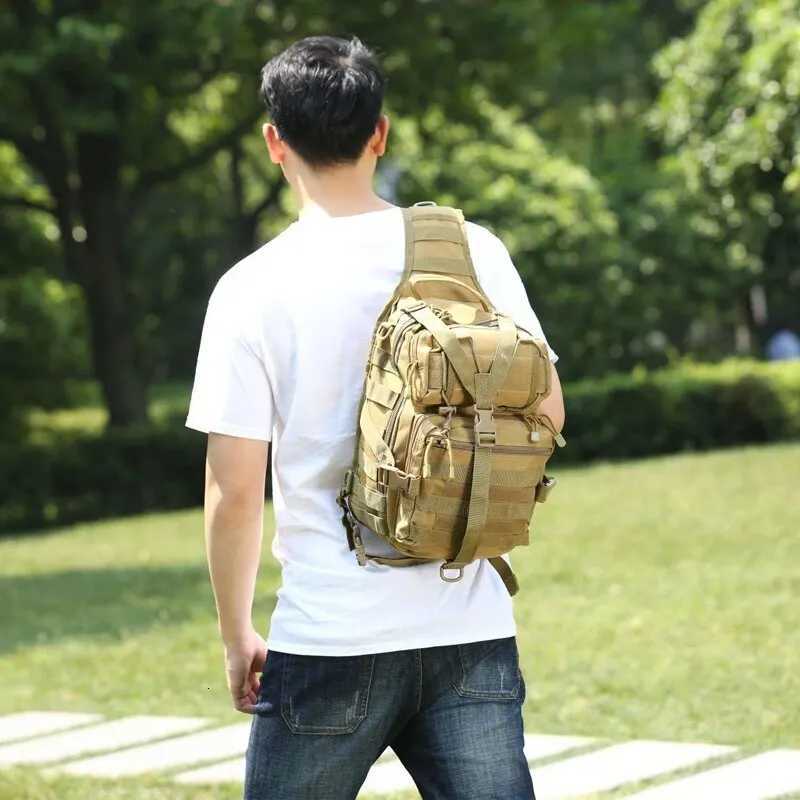 Waterproof Bag Rilibegan Oxford Chest Single Shoulder Bags Tactical Chest Bags Big Capacity Crossbody Bags Camouflage Chest Bag M260626 - view 4
