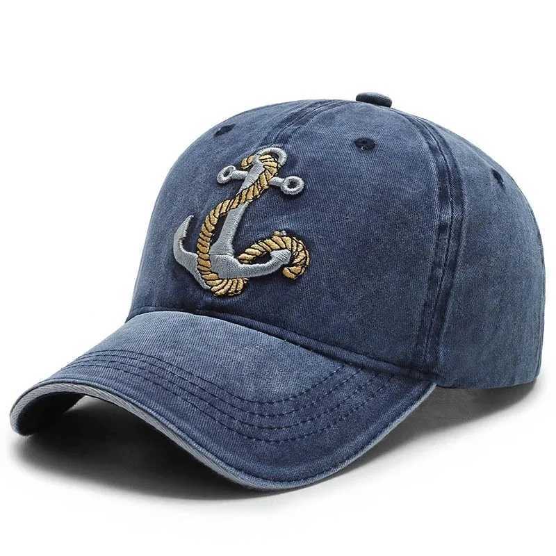 Cool New Hot Hat sale Mens Spring Summer Trend Embroidered Cowboy Cotton Washed Baseball Duck Tongue Hat Outdoor Travel Sun Hat M260626 - view 5