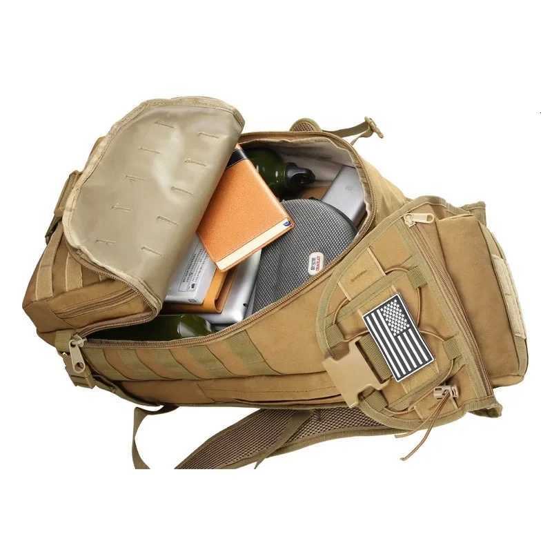 Backpack Outdoor Military Camouflage Mountaineering Tactical Backpack Large-Capacity Travel Sports Double Shoulder Bag M260626 - view 7