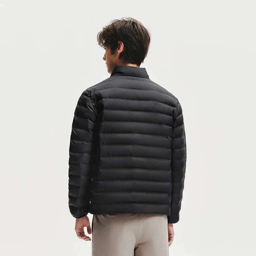 Lightweight Down Jacket Men Stand Collar Windproof Elastic Cuff Asian Fit With Pockets Smooth Zipper Winter Coat Bosideng W260626 - view 7