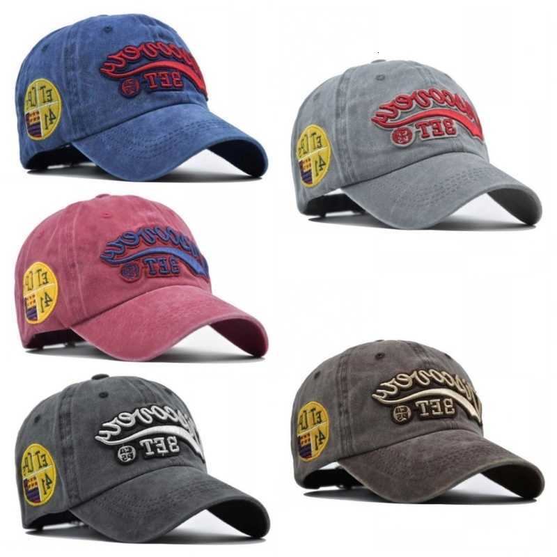 Hatsmens Spring And Autumn Sunshade Washed Cloth Caps Outdoor Sports Sunscreen Hats Casual And Versatile Street Baseball Caps M260626 - view 1