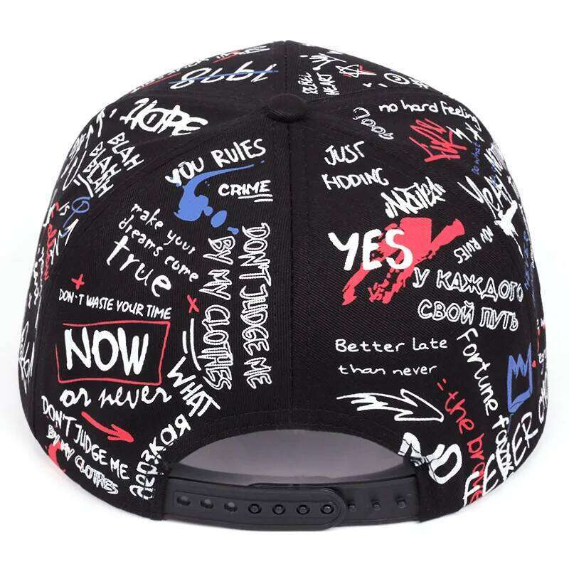 1pc Unisex Graffiti Printing Baseball for Men,summer Outdoor Shade Hip-hop Women Summer Caps Adjustable Leisure Hats W260626 - view 6