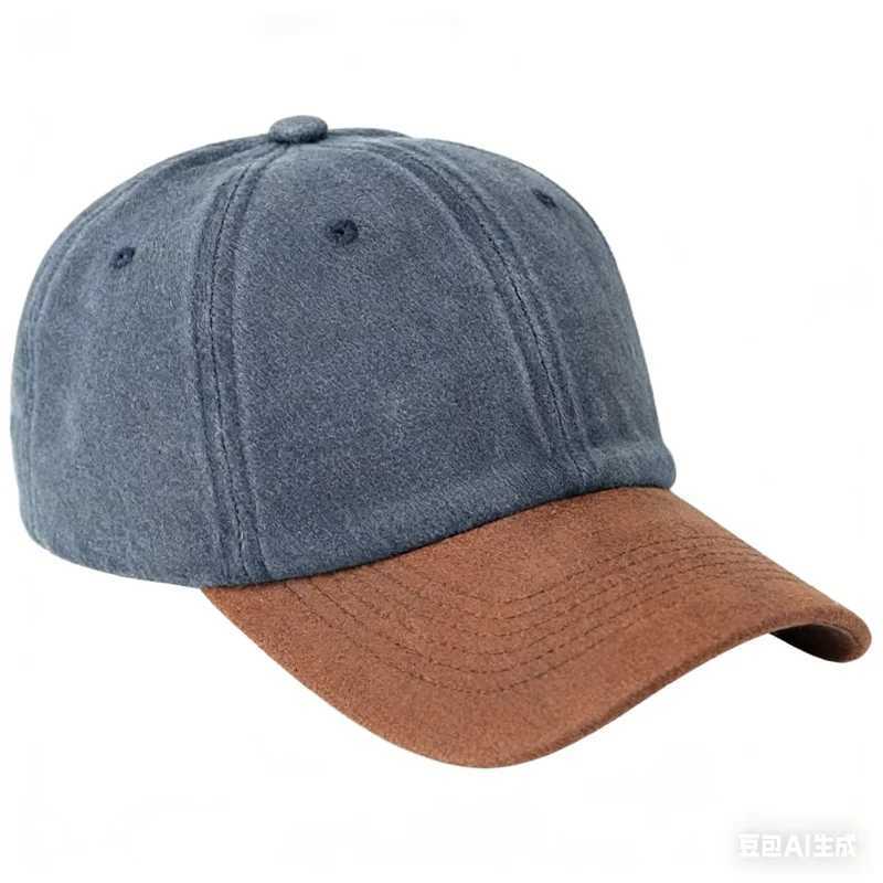 Summer Peaked Spring Unisex Dad Hat Streetwear Sports Hat Men Women Washed Cotton Baseball Solid Color Patchwork Hip-hop M260626 - view 3
