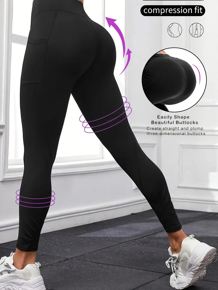 4pcs WomenS Workout Set HighWaisted Long Thick Leggings with Fleece for Fitness And Running Compression Pants Ideal Ou 260625 - view 3