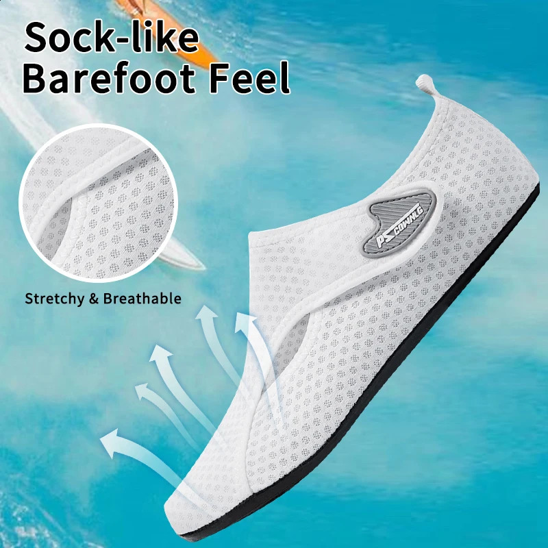 Diving Shoes Women Aqua Shoes Men Beach Swimming Water Sport Socks Barefoot Sneaker Fitness Dance Swim Surfing Snorkeling Shoe 260622 - view 5