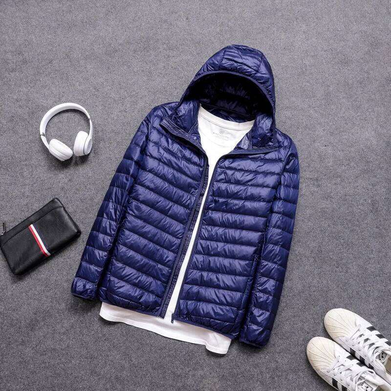 Men's All-Season Ultra Lightweight Packable Down Jacket Water and Wind-Resistant Breathable Coat Big Size Men Hoodies Jackets J260626 - view 5