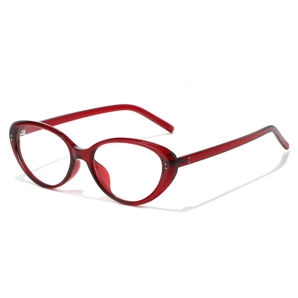 New Lightweight Cat-Shaped Tr90 Eyeglasses, 26 Trendy Retro Flat-Lens Frames For Women, Can Be Fitted With Prescription Lenses, Ins Style - view 5