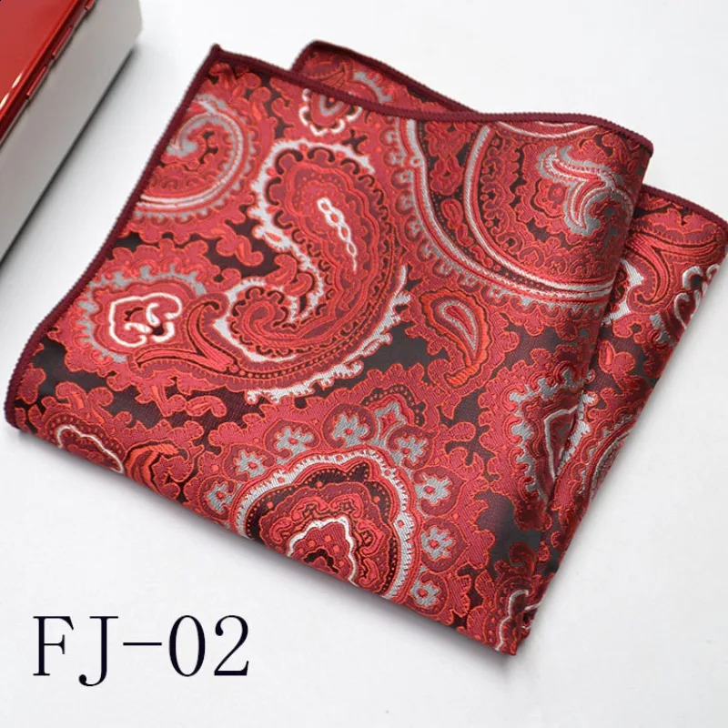 Mens Pocket Towel Korean Version Cashew Flower Small Square Suit Handkerchief Versatile Dress 2424cm 260626 - view 3