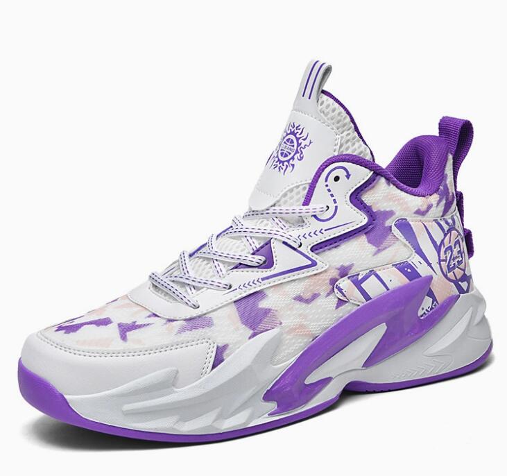 Children's sports basketball shoes men's casual shoes teenagers students adults boys practical concrete training shoes 26-6.9-3 - view 7