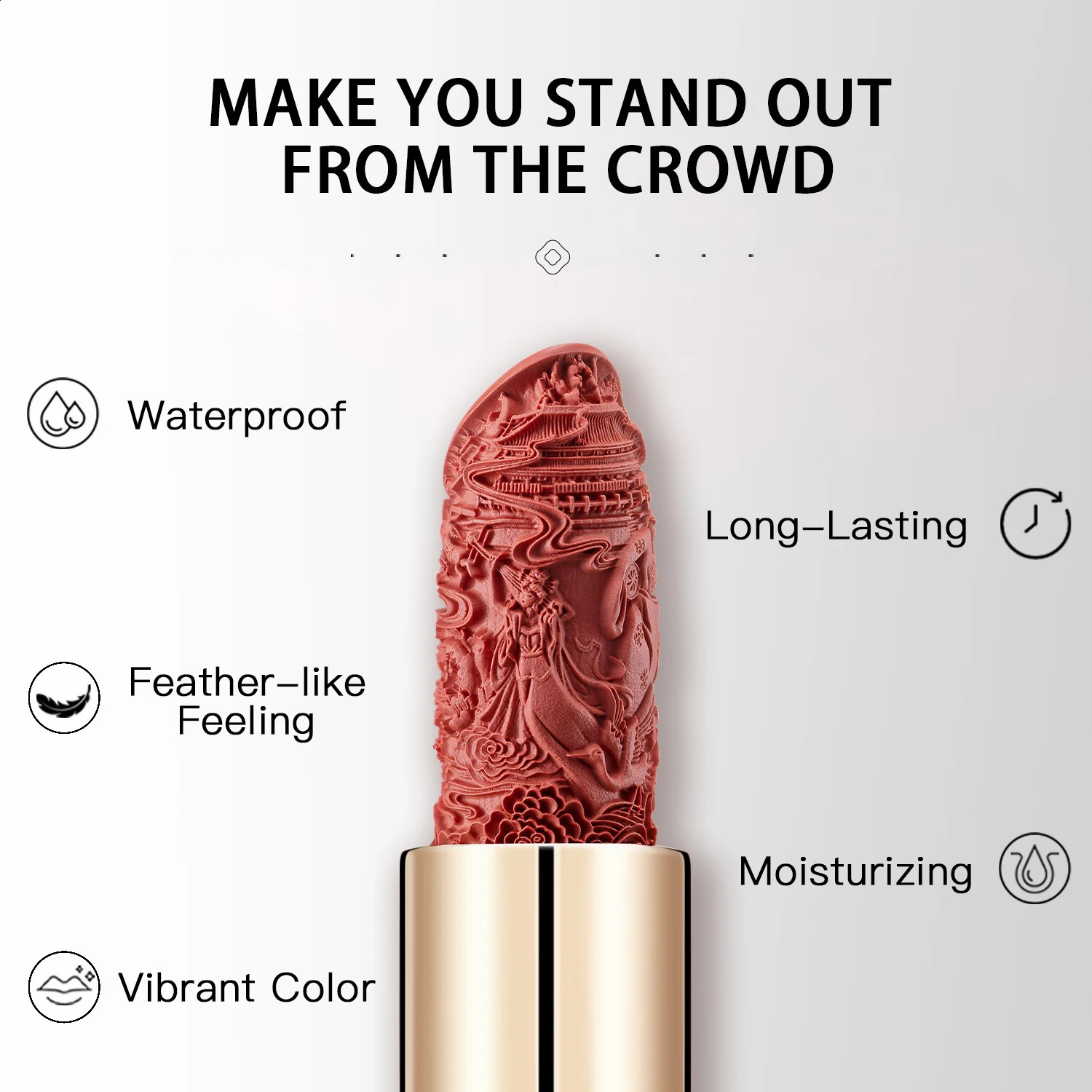 CATKIN Makeup Velvet Matte Lipstick Hydrating Satin Long Lasting lipstick with Smooth and Creamy Texture 36g 260626 - view 6