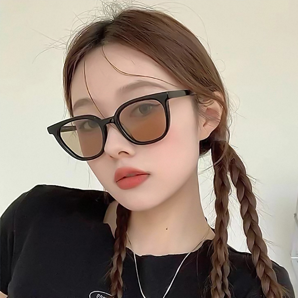 GM for Women New Trendy Men High-end Ins Style Sunglasses Summer UV Protection Internet Celebrity Tea-colored Polarized Glasses wholesale - view 3