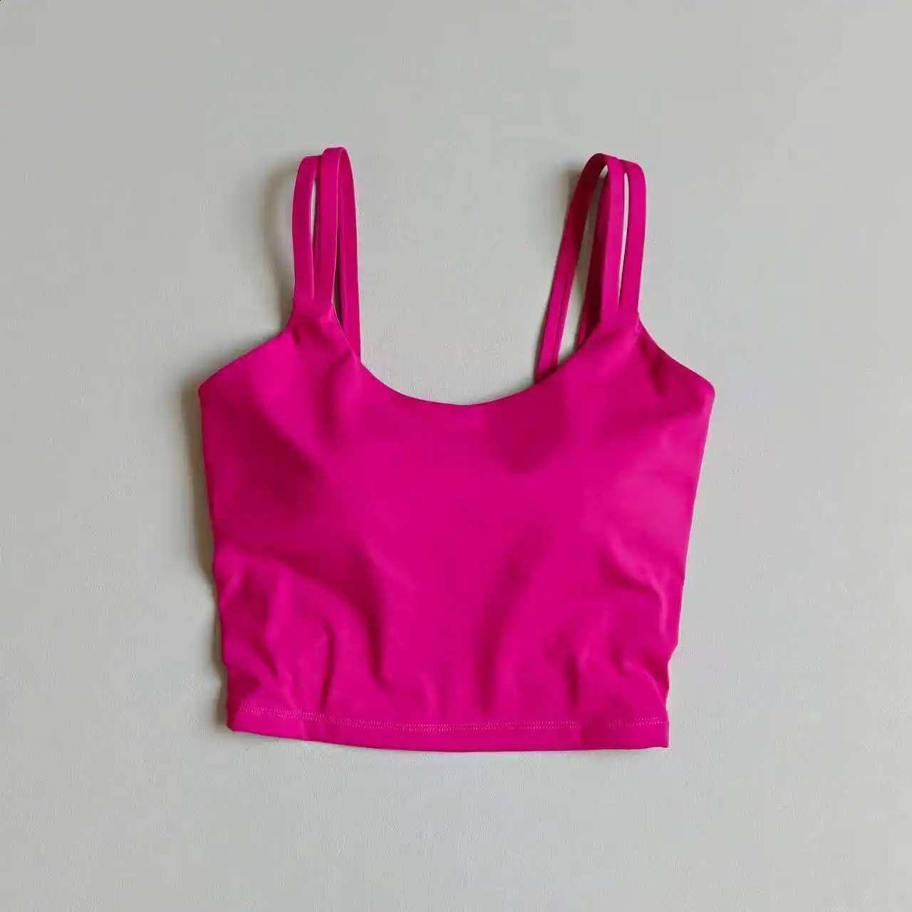 Womens High-Strength One-Piece Fixed-Cup Sports Bra Push-Up Shock-Proof Quick-Drying Breathable Yoga Vest for Running Fitness 260626 - view 7