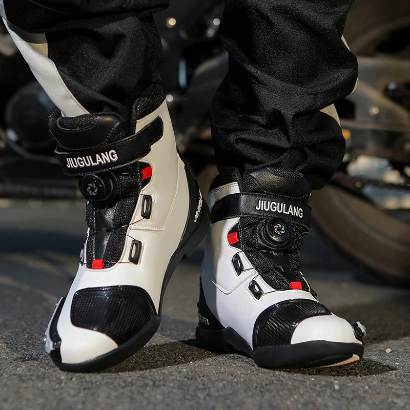 Motorcycle boots four season mens plus size hightop safety protection motorcycle shoe cross country outdoor riding 260626 - view 6