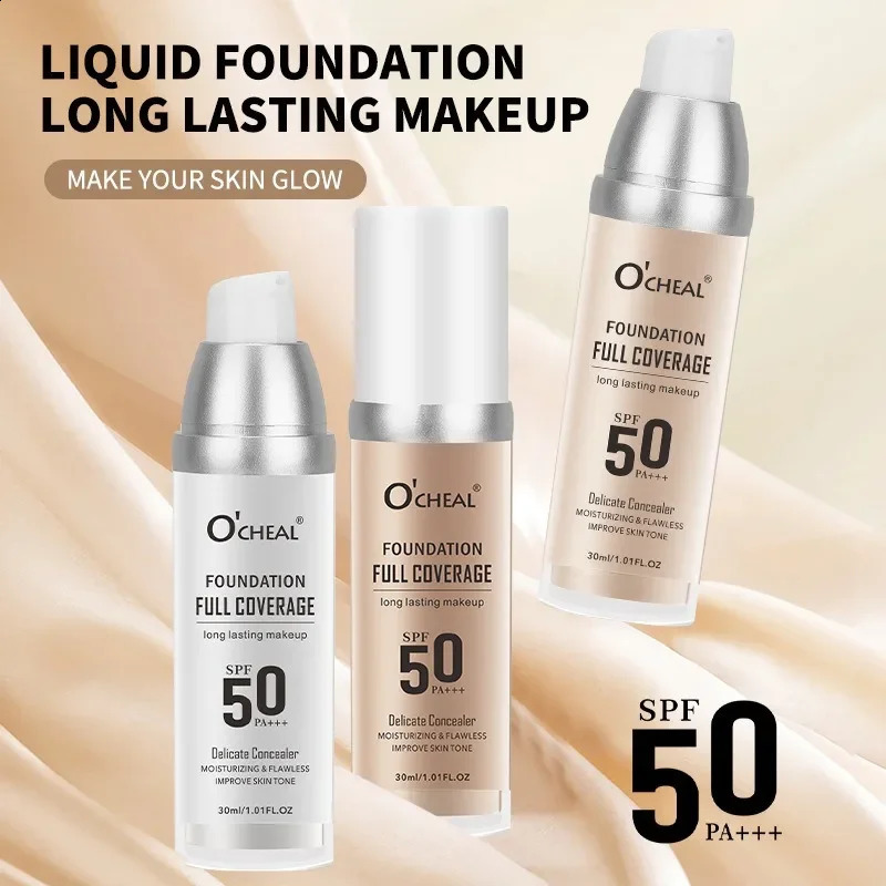 Color Changing Foundation Makeup Concealer Long Lasting Moisturizing Nourishing Oil-Control Skin Face Base Cosmetics 260625 - view 4